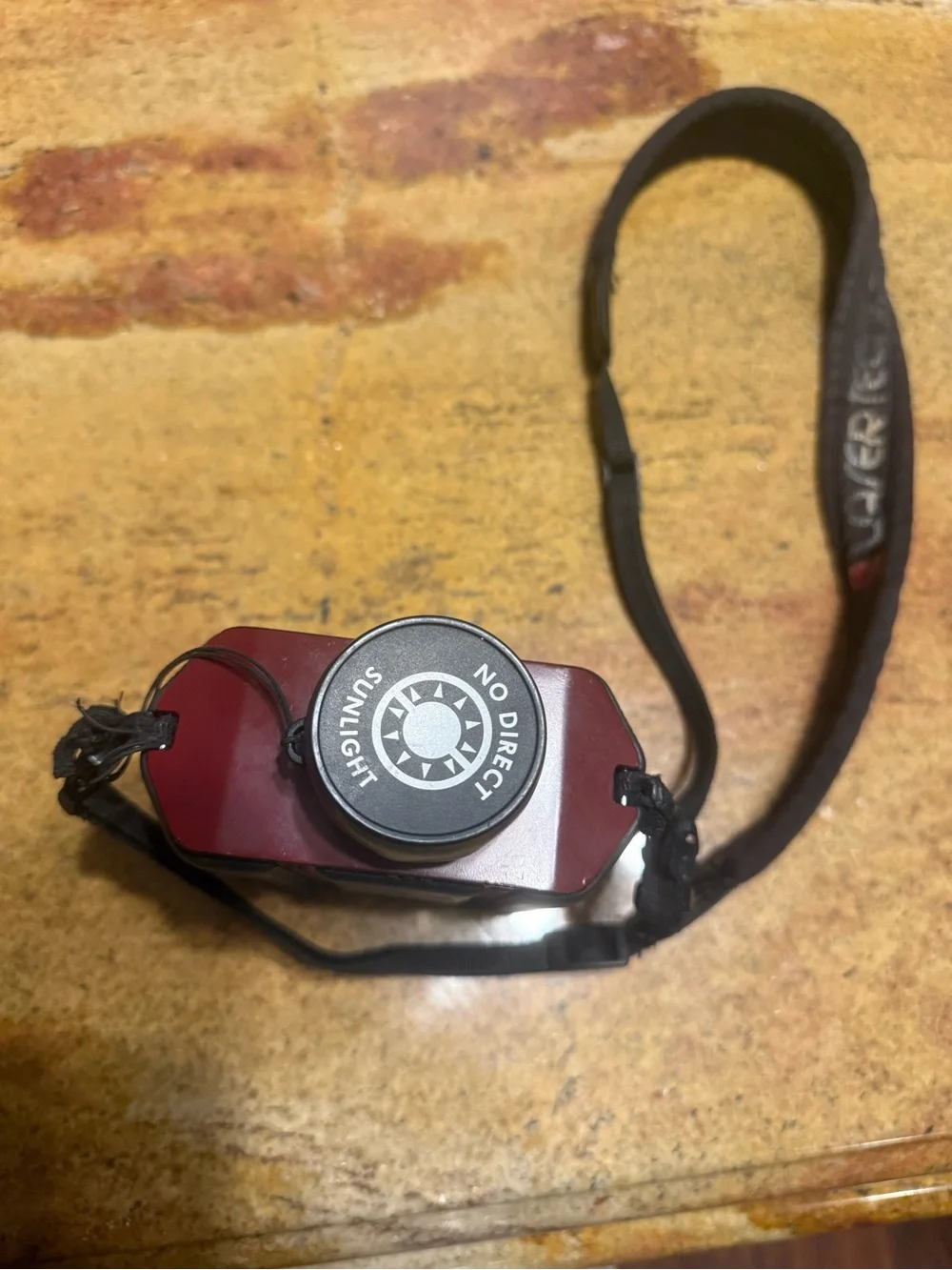 Pulse Trupulse 200X Laser Rangefinder - Black and Burgundy
